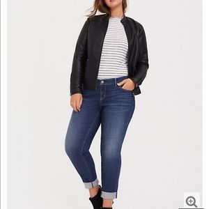 Torrid “Boyfriend” jeans-dark wash